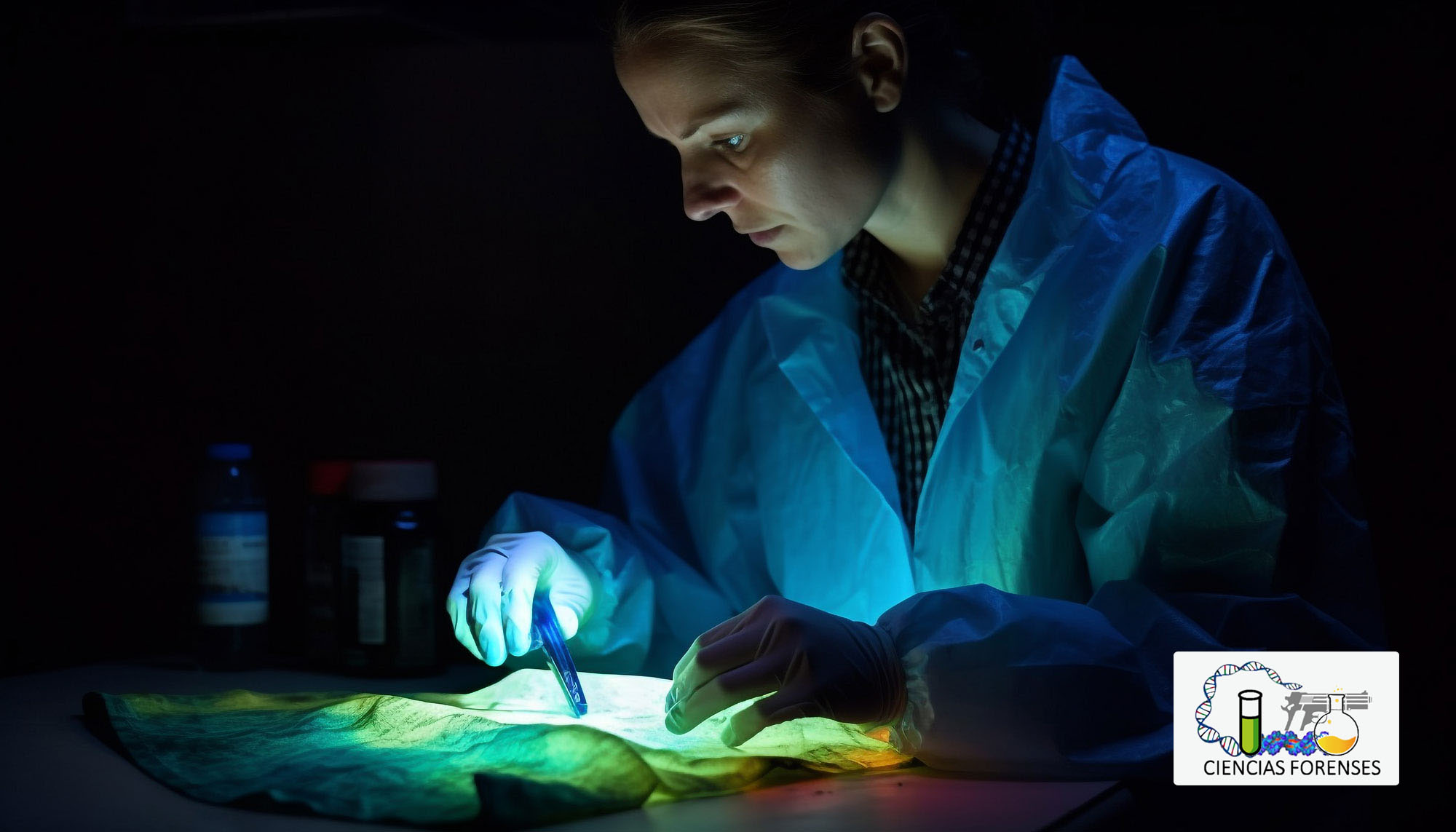 Foto de una mujer trabajando en un laboratorio